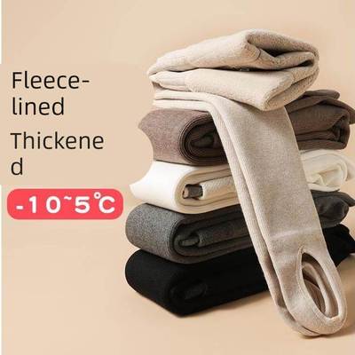 女童打底裤配裙子秋冬季加绒加厚款儿童连裤袜外穿保暖踩脚多件套