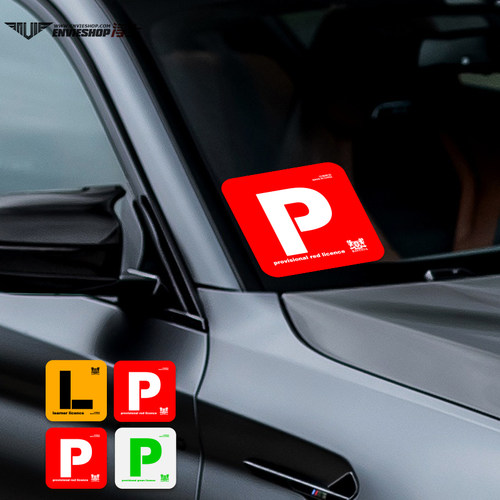 KAKTUS实心P牌车贴纸反光装饰