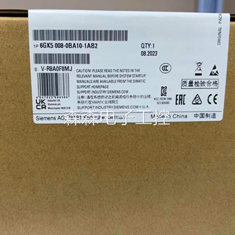 西门子 XB008 非网管型 8口工业以太网交换机6GK5008-0BA10-1AB2