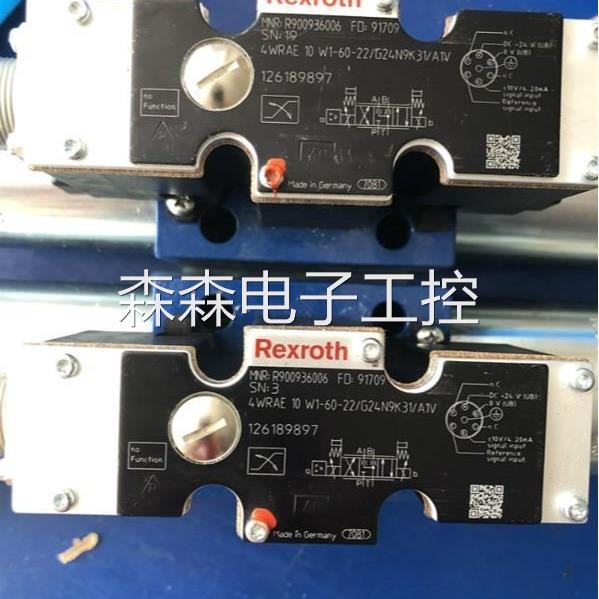 4WRKE16E1-125L-3X/6EG24EK31/A1D3M力士乐Rexroth比例控制阀