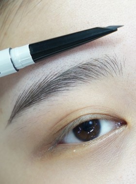 1艾图秀化妆师硬芯自动野生眉纠正握笔姿势防水持久不脱眉笔