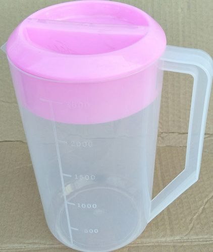 进口5L塑料量杯带盖/水杯塑料冷水壶/量杯/带刻度量杯5000ML/cc包