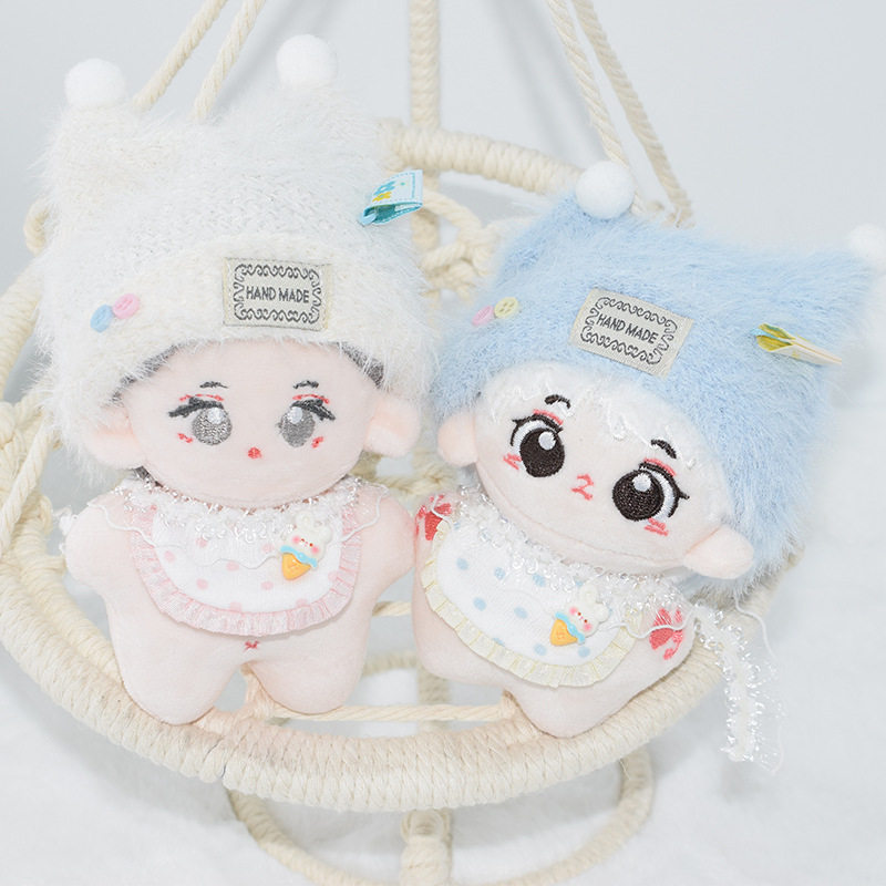 跨境10CM棉花娃娃labubu挂件娃衣套装口水巾帽子海星体正常体娃衣,模玩/动漫/周边/娃圈三坑/桌游,棉花娃娃/毛绒玩具娃衣,淘宝优惠券,粉丝福利购,淘宝优惠卷