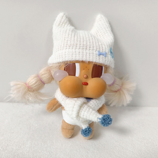 跨境10cm棉花娃娃围巾帽子套装13cm哭娃衣服15CM周可可娃衣玩偶换