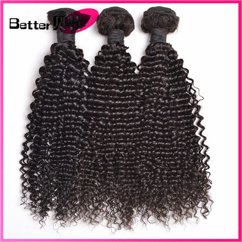 10A Brazilian human hair kinky curly hair 100g natural color