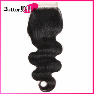10A Virgin Hair Body Wave TOP Lace Closure 4*4 human hair