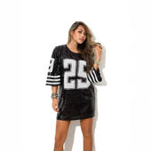 2026年热卖 爆款 酒吧演出服女歌手表演嘻哈街舞舞台服亮片T恤