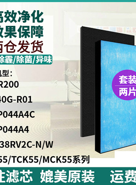 适配daikin大金净化器KJ240G-R01 KAFP044A4 MCK40P/N/R过滤网W/T