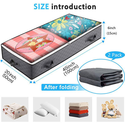 Bed bottom storage box Foldable quilt storage box棉被收纳箱