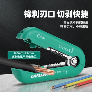 Wire strippers, electrical industrial grade wire strippers