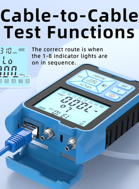 English 1-50 kilometer optical power network testing