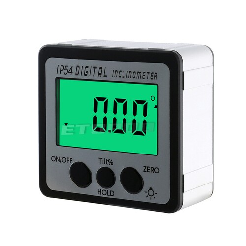 IP54 digital tilt angle box 4 * 90 ° digital angle meter