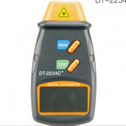 DT2234C+digital laser tachometer手持式数显转速计 激光测速仪