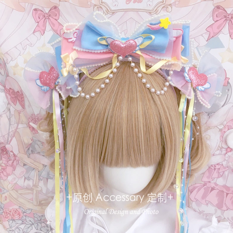 樱园自制可爱蝴蝶结发夹