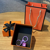 Электронная деревянная рыба-фиолетная ★ Оранжевая подарочная коробка +подарочные пакеты значение +1