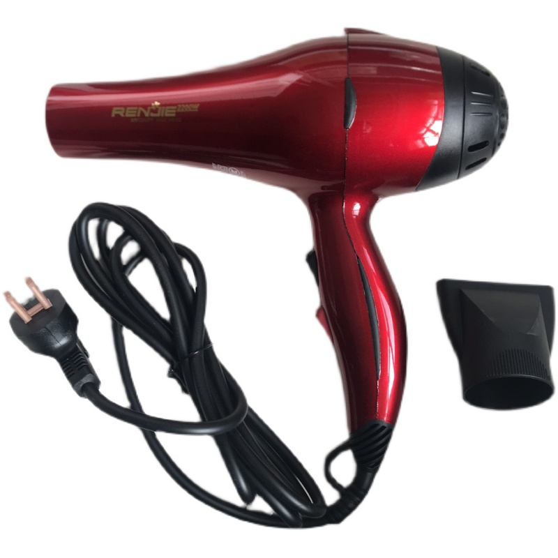正品人杰2200W857F大功率电吹风机吹风简冷热风理发廊家用快速干