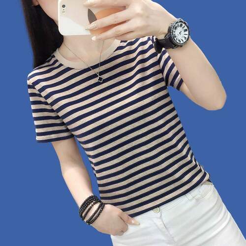 纯棉短袖新款2025时尚洋