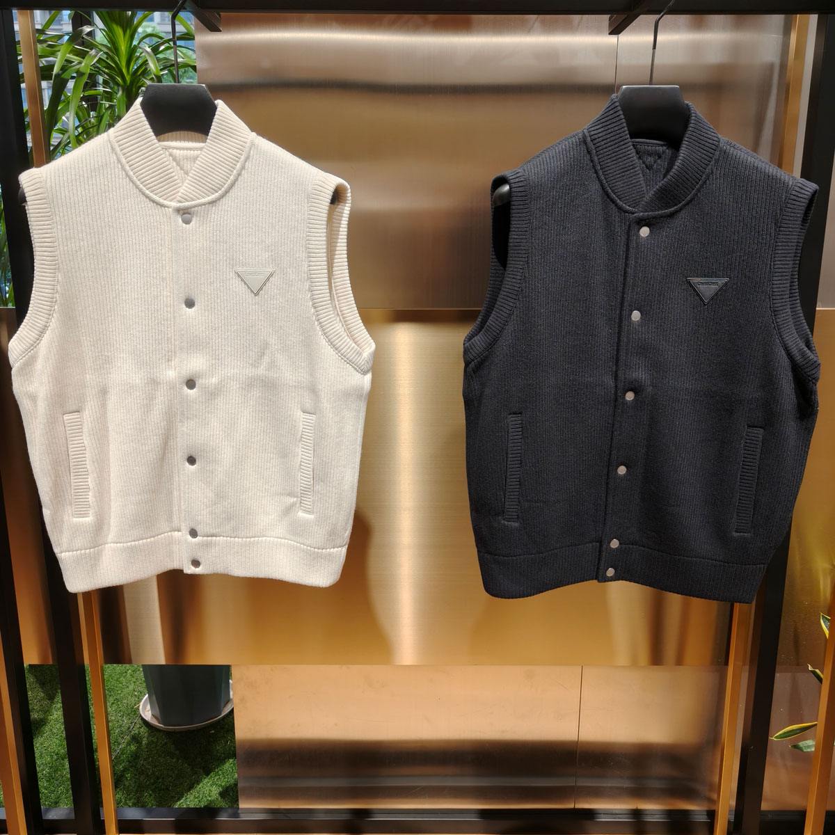 25秋冬新款Cavalli class卡沃利男装轻奢针织绵羊毛休闲马甲
