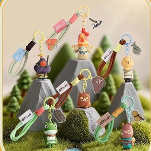 MINISO名创优品浪浪山小妖怪基础造型钥匙扣公仔书包挂件猪猪可爱