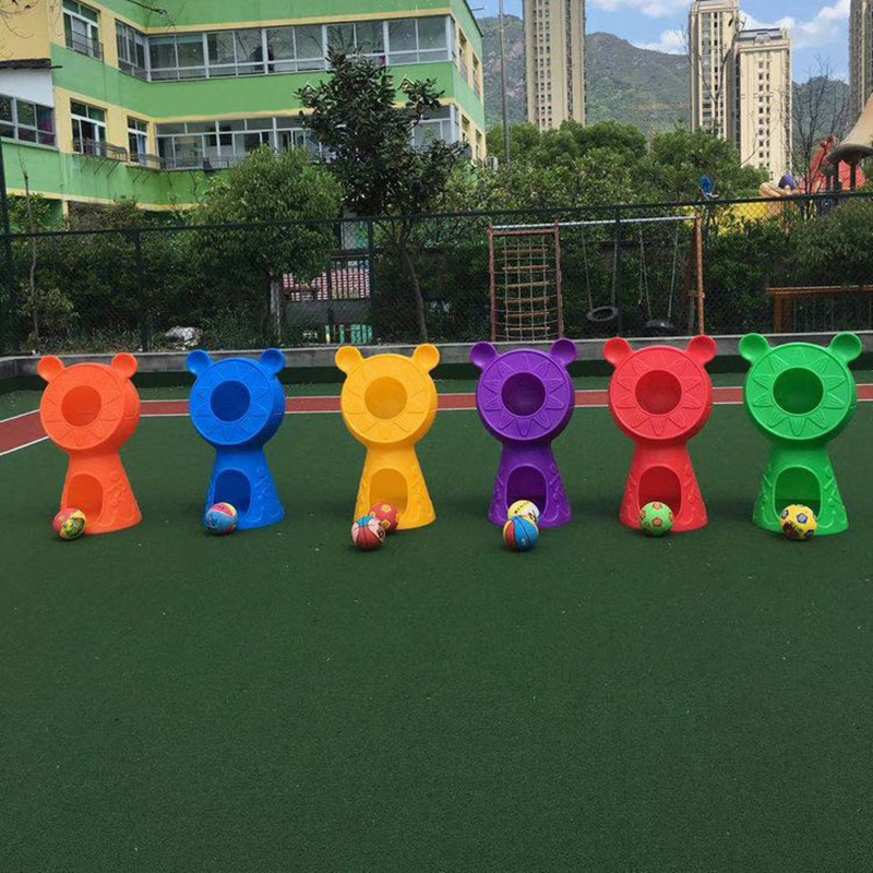 幼儿园户外塑料投球器投靶器玩具体育活动器械儿童运动器材投篮器
