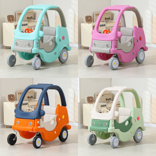 幼儿园公主车小房车消防车宝宝可坐助力踏行车淘气堡儿童游戏玩具