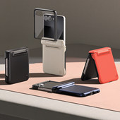 韩国VRS适用三星zflip7手机壳全包铰链保护套flip7磁吸撞色保护壳