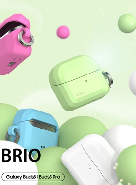 韩国araree适用三星buds3耳机壳收纳盒 buds3pro硅胶套防摔耳机保护壳时尚创意个性带挂钩糖果色保护套耐摔