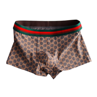 2026新款纯棉男士内裤男生平角裤轻奢男式短裤男款运动高端四角裤