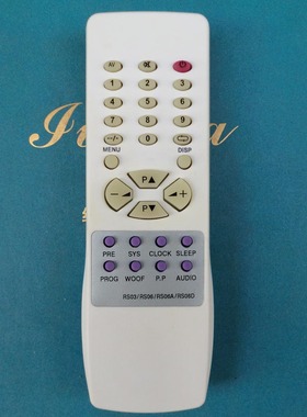 三洋LC7461组装机杂牌机RS03/RS06A/RS06/RS06D原装电视机遥控器