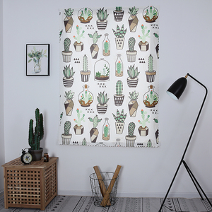 ins免打孔魔术贴卧室遮短帘