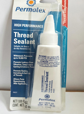 现货优惠美国太阳泰扬Permatex56521 56525   高性能螺纹密封剂