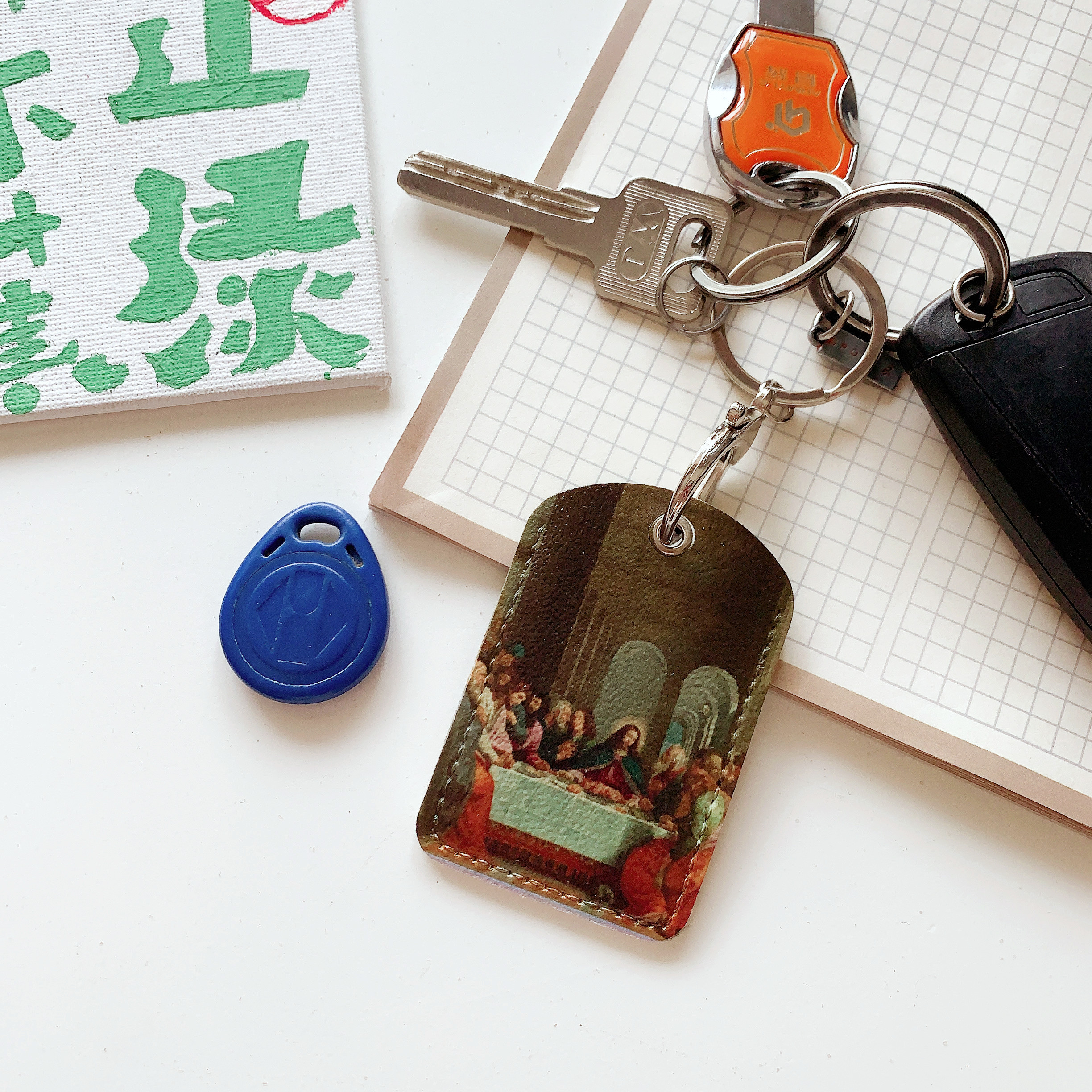 other插画原创门禁卡套