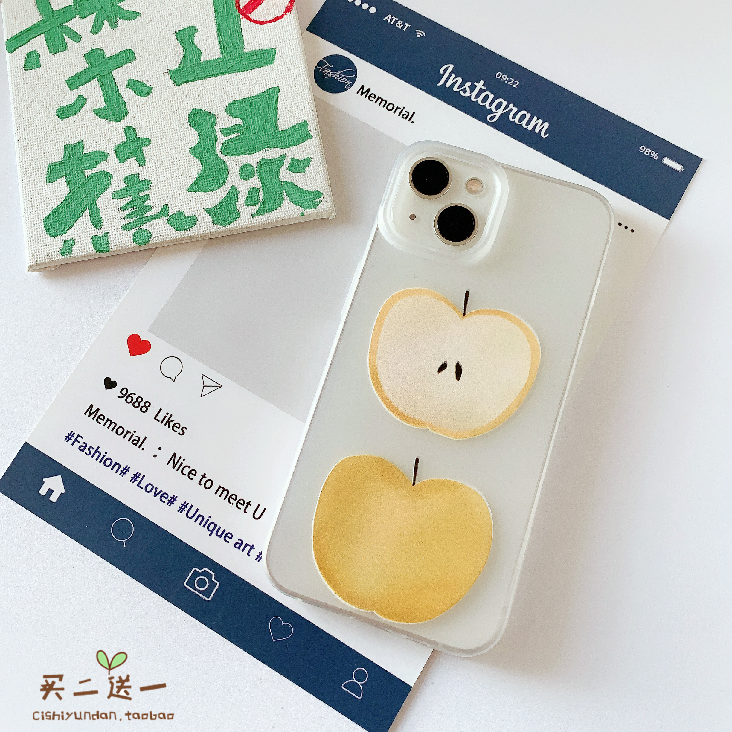 趣味iPhone11pro手机壳适用XSMAX苹果6/8透明7plus/XR可爱12/13/14/15/16/mini套半透磨砂水果