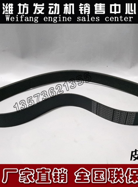 10PK1023皮带612600020655多楔带 潍柴WD615发动机WP10柴油机原厂