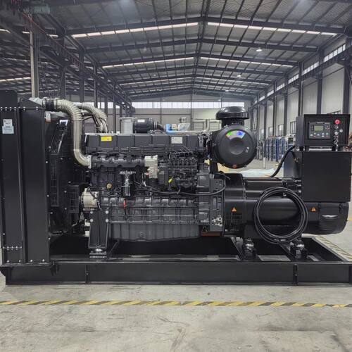 300KW千瓦上柴动力股份SC12E460D2柴油发电机组全铜无刷液晶仪表