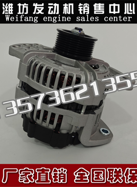 潍柴WP13F快艇船舶用6F21柴油机WP17F发动机1006384263充电发电机