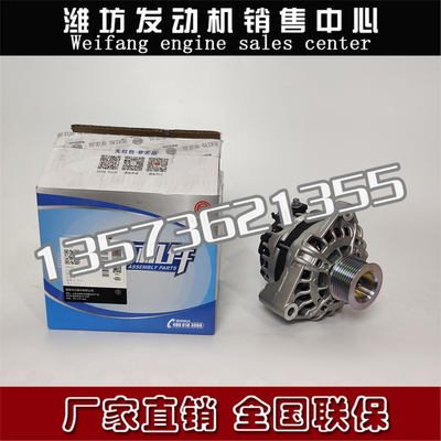 潍柴动力WP10柴油发动机铲车50装载机1000179901充电发电机WP-FDJ