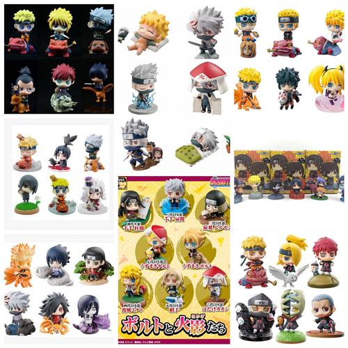 火影 1-8代 蚊香眼 6款 8款 盒蛋手办公仔摆件