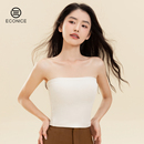 加绒抹胸内衣婚纱无肩带背心女冬季 加厚上衣礼服保暖内搭打底裹胸