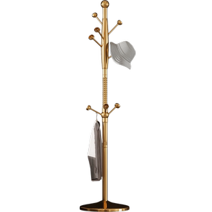 衣帽架落地卧室挂衣架不锈钢立式网红衣服铁架子家用客厅挂包架子