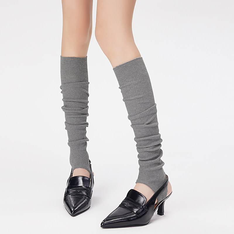纯色踩脚袜套女春夏薄款及膝长筒简约慵懒风y2k亚文化小腿堆堆袜,女士内衣/男士内衣/家居服,长筒袜,淘宝优惠券,粉丝福利购,淘宝优惠卷