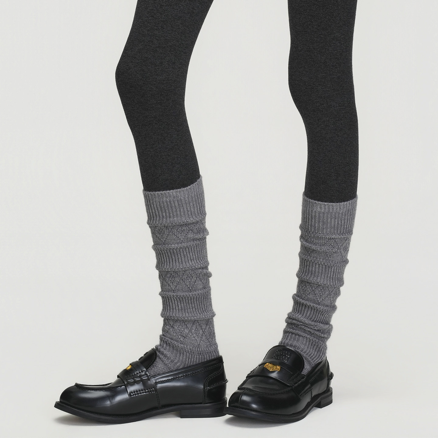 灰色羊毛小腿袜女秋冬加厚保暖勃肯鞋长筒堆堆袜冬季外穿及膝袜子,女士内衣/男士内衣/家居服,长筒袜,淘宝优惠券,粉丝福利购,淘宝优惠卷