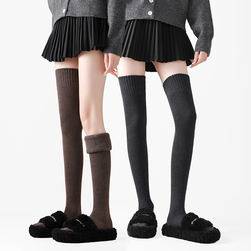 秋冬季保暖显瘦防掉过膝长筒袜