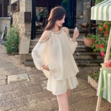 现货Y1139手工串珠挖肩套装短裤两件套P150K218，女装套装/套裙，浙宝296