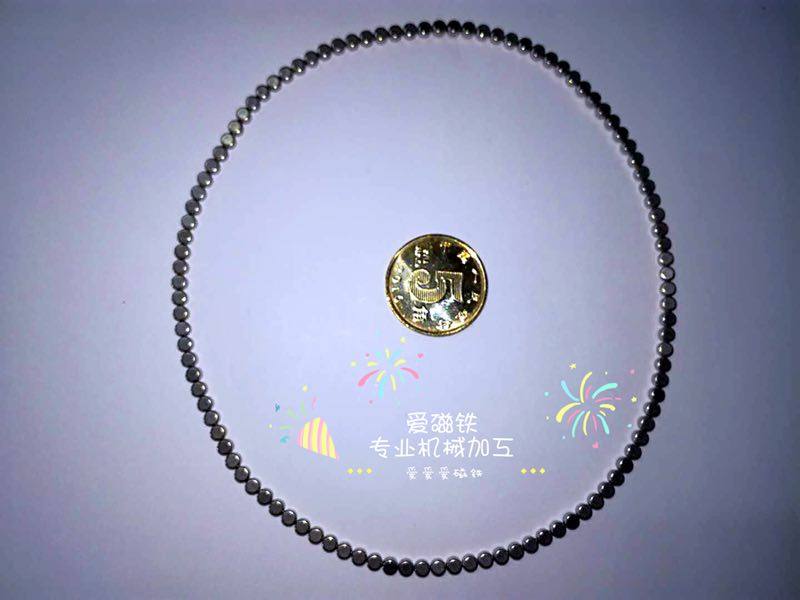 RHXN2.8-6米思米径向钕铁硼圆柱形D2.8x6mm，性能N35，磁石镀镍