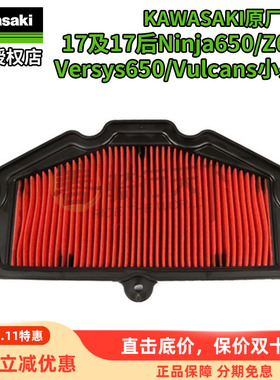 川崎原厂NINJA650/Z650/RS/VERSYS小火神650空滤格空气滤清器滤芯
