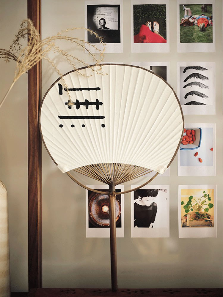 LIANGFENG YOUXIN 고대 바람 팬 필기 쌀 종이 팬 궁전 팬 일본식 일본식 새로운 중국 스타일 무료 배송 레저 빌라