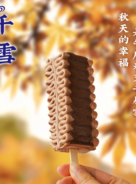 2支 和路雪巧克力慕斯雪糕62g千层雪冰淇淋批发 网红冰激凌冰糕