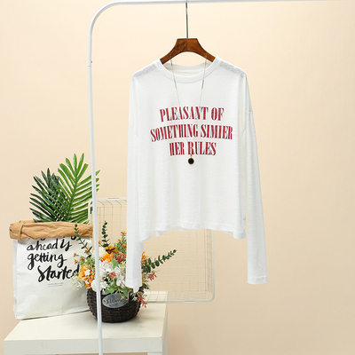 白色薄款微透印花长袖防晒罩衫T恤女2025新款爆款夏日绝美小上衣