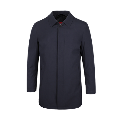 奥古利奥风衣可拆卸羽绒内胆